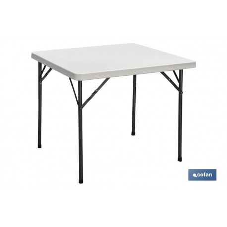 Mesa plegable cuadrada 88 Cm