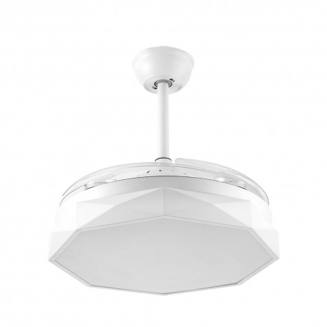 Ventilador techo luz Nashi blanco