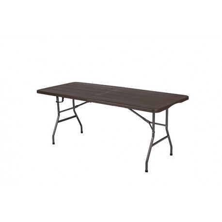 Mesa plegable marron Profer